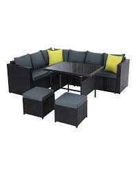 Black Rattan Outdoor Furniture