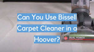 bissell carpet cleaner in a hoover