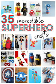 clever superhero crafts for kids