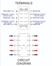 This wiring diagram applies to several switches with the only difference being the color of the lights. Question About Vjd2 Carling Rocker Switch 10 Pole The Hull Truth Boating And Fishing Forum