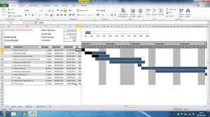 019 Simple Microsoft Excel Gantt Chart Template Free