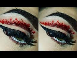 cut crease halloween makeup