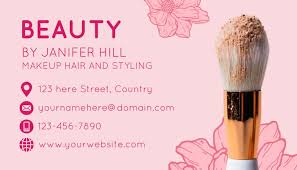 beauty salon ad with beautiful blonde