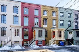 on the market a red rowhouse in portland