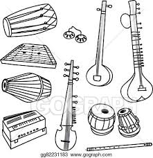 See more ideas about indian musical instruments, musical instruments, indian music. Vector Art Vector Indian Instruments Clipart Drawing Gg82231183 Gograph