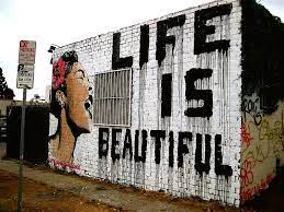 Life Is Beautiful Art Stencil