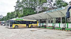 e bus roll out from pune station