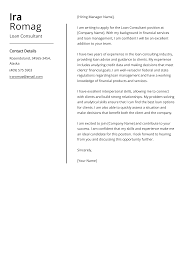 loan consultant cover letter exle
