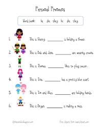 Great for home practice or during speech therapy sessions. Personal Pronouns He She They Worksheet Personal Pronouns Personal Pronouns Worksheets Pronoun Worksheets