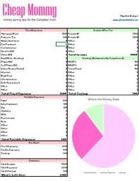Free Downloadable Excel Monthly Budget With Pie Chart See