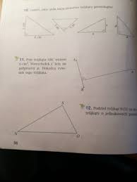 Proszę o pomoc, ćwiczenia wersja A geometria klasa 5, zadanie 11 i 12  strona 56 na jutro, plz o pomoc. - Brainly.pl