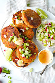salmon fish cakes with sweet potatoes