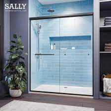sally bathroom enclosure semi frame