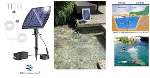 solar fish tank small pond aeration for