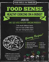 food sense healthy cooking on a