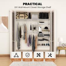 adjule closet organizer kit with