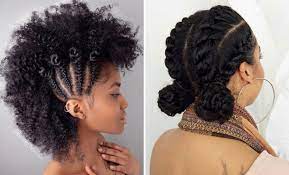 easy updo hairstyles for natural hair