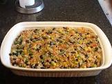 black bean and brown rice casserole