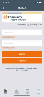 community health network on the app