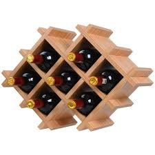 Floating Wall Mounted Wine Rack With