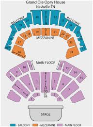 Grand Old Opry House Seating Chart Grand Ole Opry Seating Map