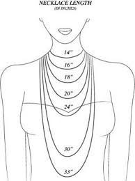 Necklace Sizing Chart I May Have Already Pinned This But