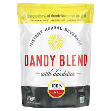 instant herbal beverage with dandelion