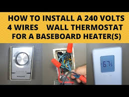 Wall Thermostat For A Baseboard Heater