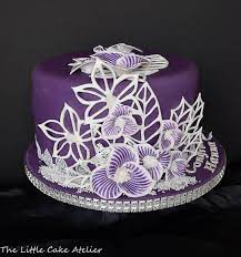 Lavender Suprise Cake By The Little Cake Atelier Cakesdecor gambar png