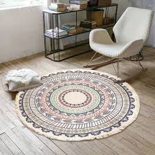 room decoration rugs cotton linen