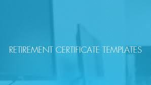 In the event of a conflict between the tables and a retirement plan, the terms. 9 Retirement Certificate Templates Doc Pdf Free Premium Templates
