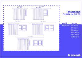 Window Sizes Chart Curtain Sizes