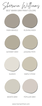 sherwin williams warm gray paint colors