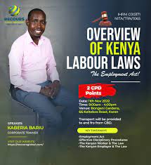 kenyan labour laws training recours