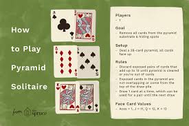 pyramid solitaire card game rules