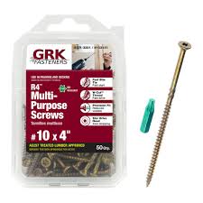 grk fasteners #10 x 4 in. r4 self