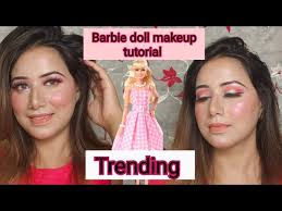 trending barbie doll makeup tutorial