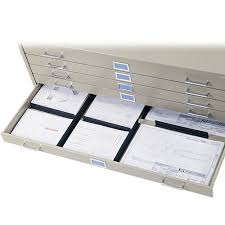 safco flat file drawer dividers 4980