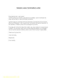 Termination Of Tenancy Letter From Landlord Lease Top Result