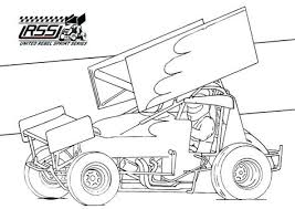 Download and print these dirt bike coloring pages for free. Dirt Sprint Car Coloring Page Shefalitayal