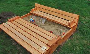 Sand Box With Built In Seats Ana White