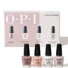opi french soiree mini nail polish set