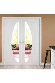 internal door pair white primed rno