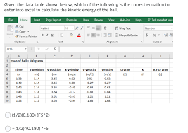 solved given the data table shown below