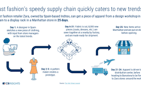 Zara Supply Chain Diagram gambar png