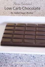 You just need to account for the sweetness of the sweetener and its bulk (remove liquids in the recipe if it is a liquid sweetener). Sugar Free Chocolate Recipe Made With Stevia Low Carb Yum