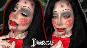 halloween jigsaw makeup tutorial