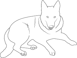 German shepherd illustrated by lucy dawson free shipping on additional prints added to this order. German Shepherd Coloring Pages Best Coloring Pages For Kids