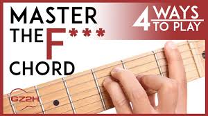How To Play The F Chord 4 Easy Ways To Finally Master The F Guitar Chord