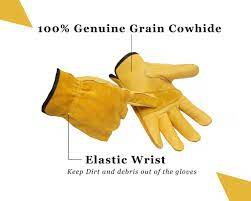 gf gardening leather work gloves cut